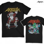 Anthrax / アンスラックス - VINTAGE CHRISTMAS Tシャツ(ブラック)