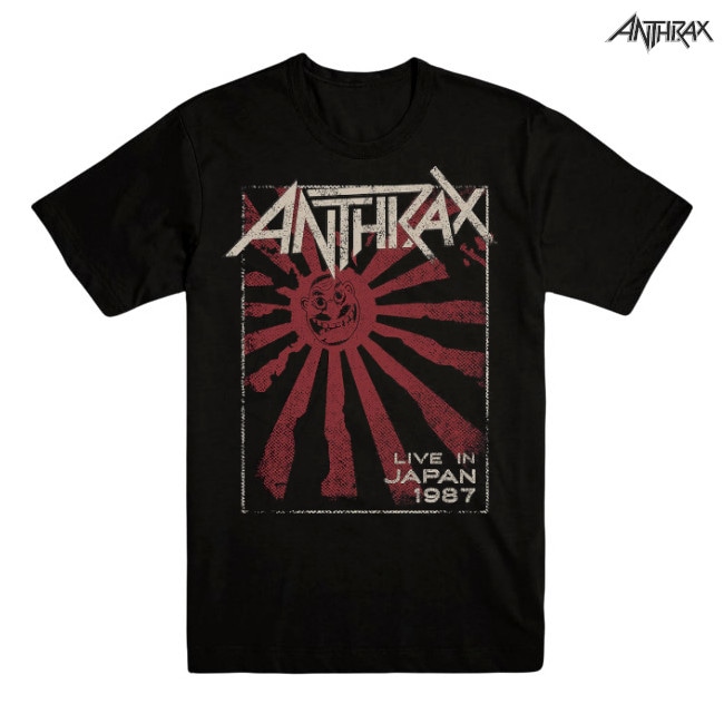 Anthrax / アンスラックス - LIVE IN JAPAN Tシャツ(ブラック