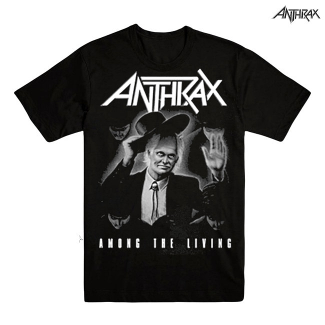 Anthrax / アンスラックス - AMONG THE LIVING Tシャツ(ブラック Anthrax / アンスラックス - AMONG THE LIVING Tシャツ(ブラック