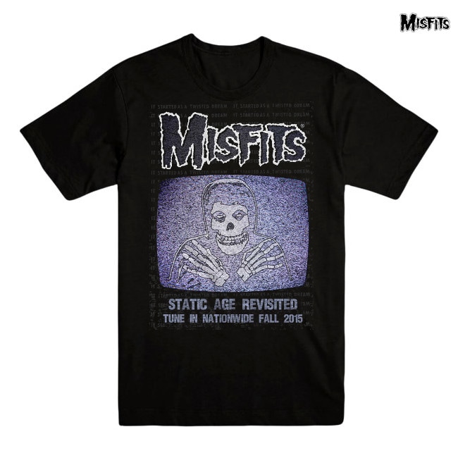 Misfits / ミスフィッツ - STATIC Tシャツ (ブラック) | T