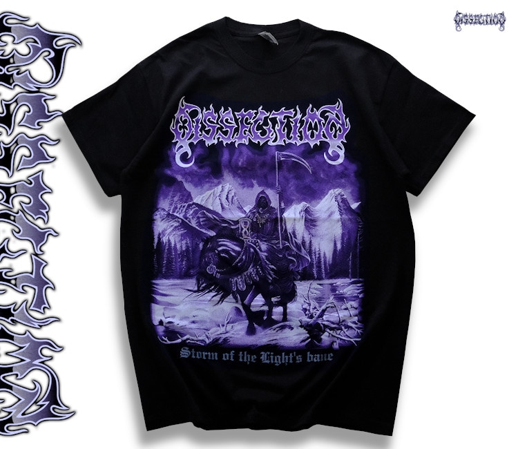 【即納】Dissection /ディセクション Storm of the light's bane Tシャツ(ブラック) Tシャツ