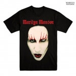 Marilyn Manson / マリリン・マンソン - RED LIPS Tシャツ(ブラック)