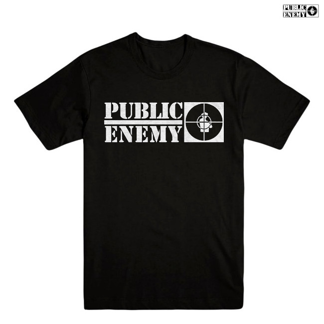 Public Enemy / パブリック・エナミー - CROSSHAIRS LOGO Tシャツ