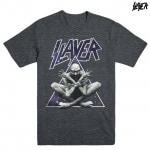 Slayer / スレイヤー - TRIANGLE DEMON Tシャツ(チャコールグレー)