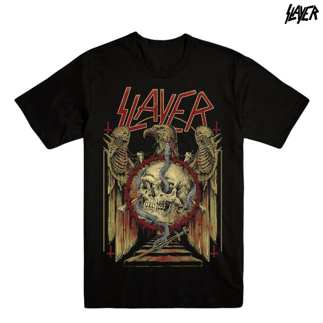 Slayer / スレイヤー - EAGLE & SERPENT Tシャツ(ブラック)