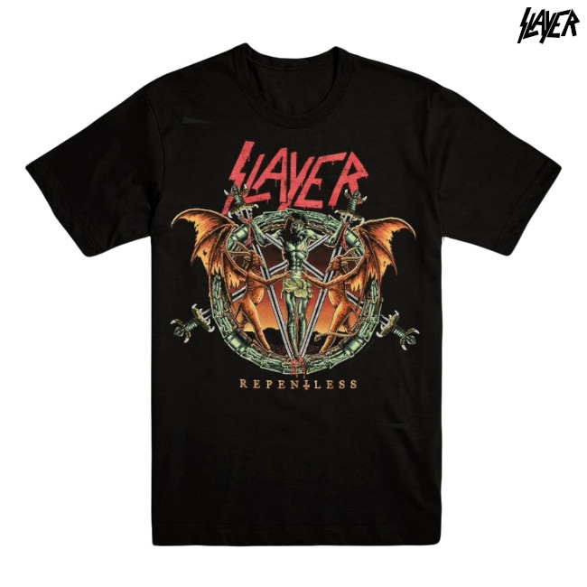 Slayer / スレイヤー - DEMON CHRIST REPENTLESS Tシャツ(ブラック