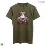 SeeYouSpaceCowboy / シー・ユー・スペース・カウボーイ - HORSES Tシャツ(ミリタリーグリーン)