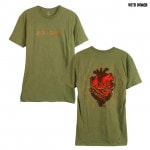 With Honor / ウィズ・オナー - HEART MEANS EVERYTHING Tシャツ(オリーブ)