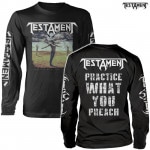 Testament / テスタメント - PRACTICE WHAT YOU PREACH ロングスリーブ・長袖シャツ(ブラック)