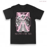 Slow Crush /スロー・クラッシュ - EARTH Tシャツ(ブラック)