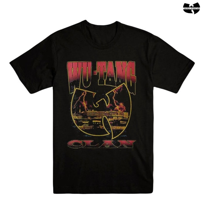 Wu-Tang Clan / ウータン・クラン - LIGHTNING INFILL Tシャツ (ブラック)