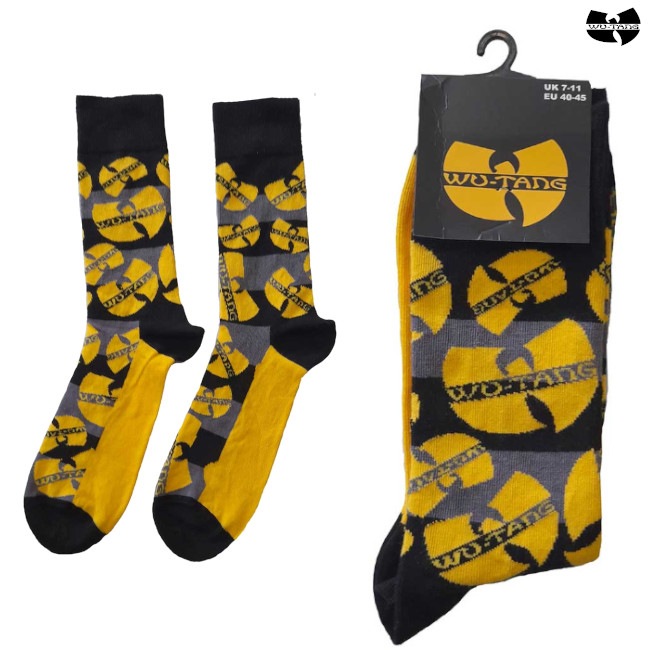 Wu-Tang Clan / ウータン・クラン - LOGOS YELLOW ソックス・靴下