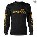 Wu-Tang Clan / ウータン・クラン - LOGO ロングスリーブ・長袖シャツ (ブラック)