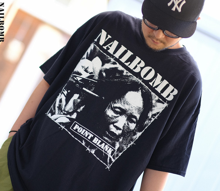 Nailbomb ネイルボムTシャシ 即納】Nailbomb / ネイルボム - BUMBKLAATT Tシャツ(ブラック