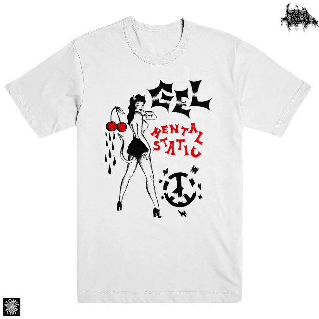 GEL / ゲル - MENTAL STATIC Tシャツ(ホワイト) | Tシャツ | バンドT