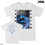 Tennis System / テニス・システム - AUTOPHOBIA Tシャツ(ホワイト)