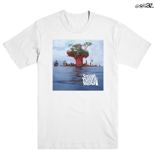 Gorillaz / ����饺 -  PLASTIC BEACH T�����(�ۥ磻��)