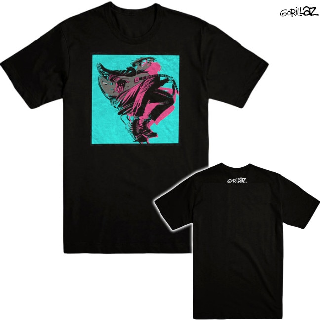 Gorillaz / ����饺 -  NOW NOW LOGO T�����(�֥�å�)