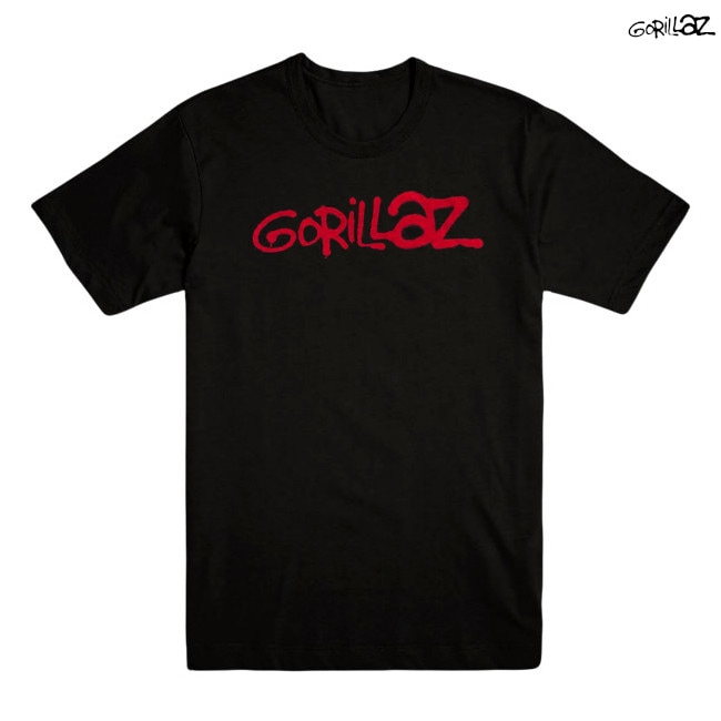 Gorillaz / ����饺 -   LOGO T�����(�֥�å�)