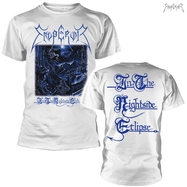 Emperor / エンペラー - IN THE NIGHTSIDE ECLIPSE Tシャツ(ホワイト