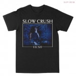 Slow Crush / スロー・クラッシュ - HUSH Tシャツ(ブラック)