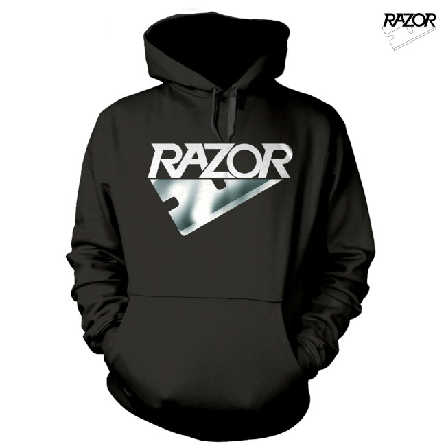 Razor / レーザー - LOGO プルオーバーパーカー(ブラック