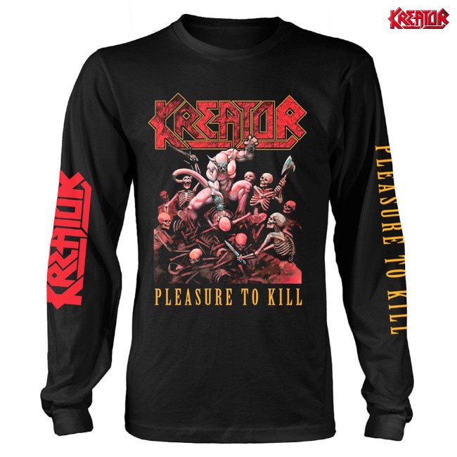 Kreator / クリーター - PLEASURE TO KILL ロングスリーブ・長袖シャツ 