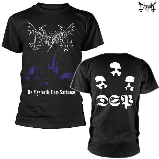 Mayhem / メイヘム - DE MYSTERIIS DOM SATHANAS Tシャツ(ブラック