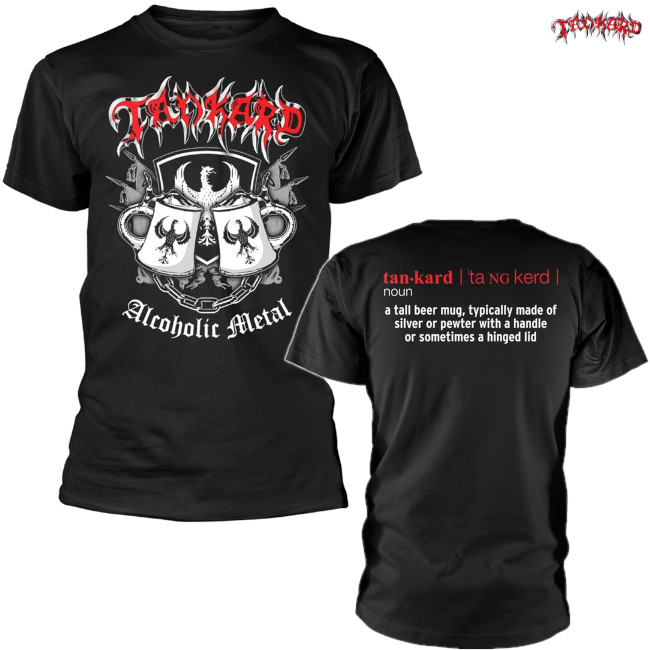 Tankard / タンカード - ALCOHOLIC METAL Tシャツ(ブラック)