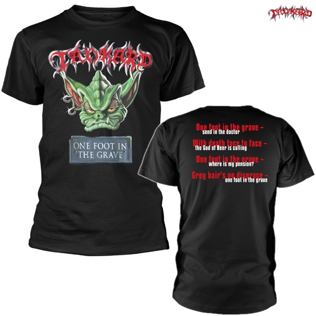 Tankard / タンカード - ONE FOOT IN THE GRAVE Tシャツ(ブラック)