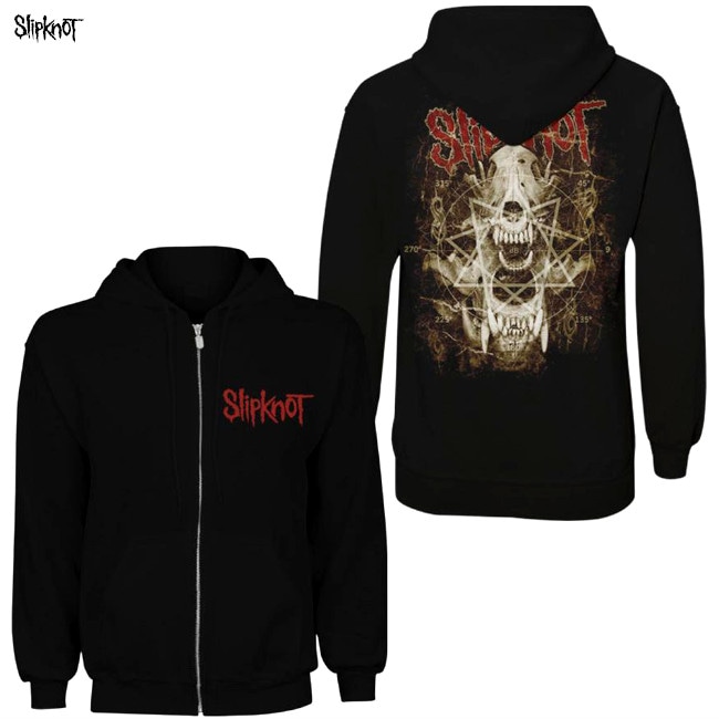 Slipknot / スリップノット - SKULL TEETH ジップアップパーカー