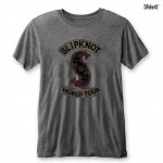 Slipknot / スリップノット - WORLD TOUR Tシャツ(グレー)