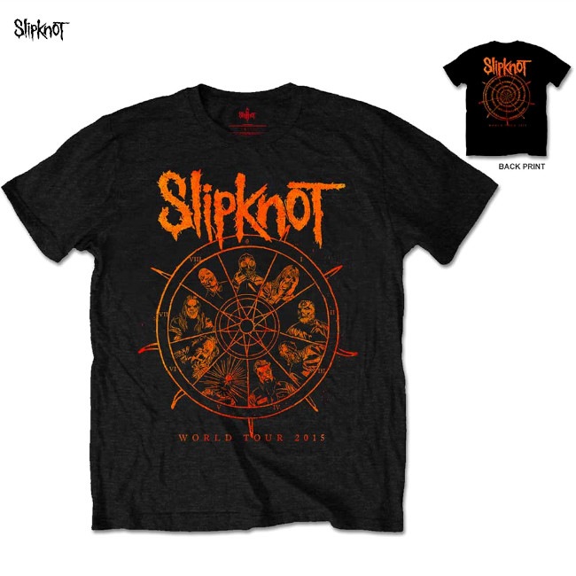Slipknot / スリップノット - THE WHEEL Tシャツ(ブラック) | Tシャツ