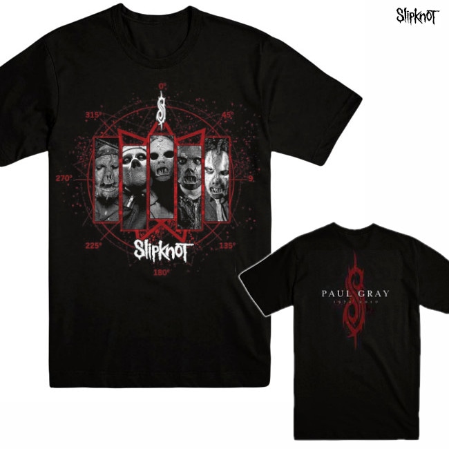Slipknot / スリップノット - PAUL GRAY Tシャツ(ブラック) | Tシャツ