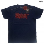 Slipknot / スリップノット - LOGO WASH Tシャツ(ネイビー)