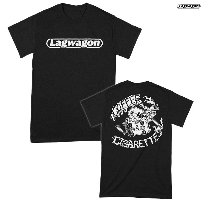 Lagwagon / ラグワゴン Coffe&Cigarettes Tシャツ (ブラック) Tシャツ バンドTシャツの