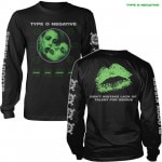 Type O Negative / タイプ・オー・ネガティブ - CRUDE GEARS ロングスリーブ・長袖シャツ(ブラック)