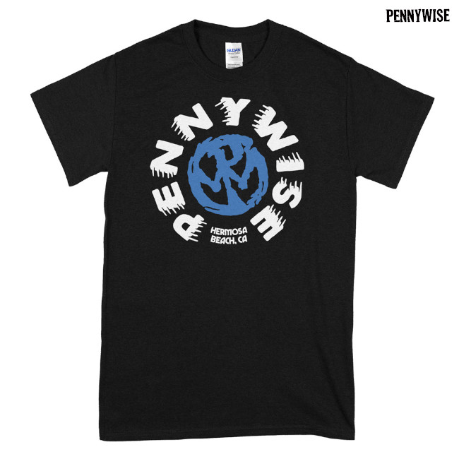 Pennywise / ペニーワイズ - Skate Wheel Tシャツ (ブラック) | T