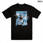 Nirvana / ニルヴァーナ - NEVERMIND CRACKED Tシャツ(ブラック)
