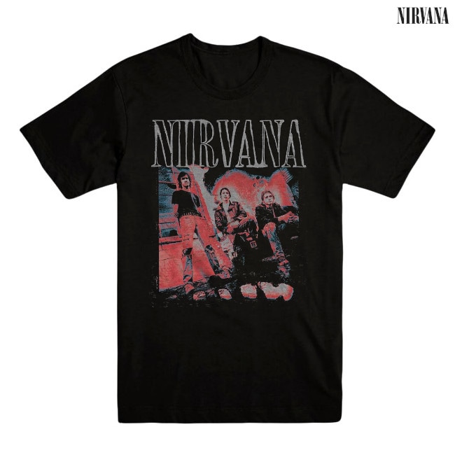 NIRVANA ニルヴァーナ Tシャツ ロックTシャツ ロンT NIRVANA ニルヴァーナ ニコちゃん