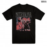 Nirvana / ニルヴァーナ - KRIS STANDING Tシャツ(ブラック)