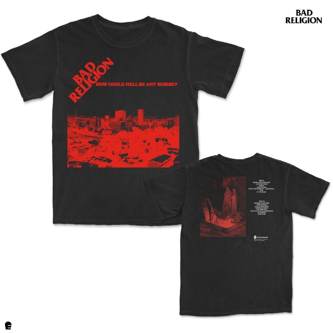 Bad Religion / バッド・レリジョン - How Could Hell Be Any Worse? Tシャツ(ブラック)