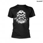 DISCHARGE / ディスチャージ - 3 SKULLS Tシャツ(ブラック)