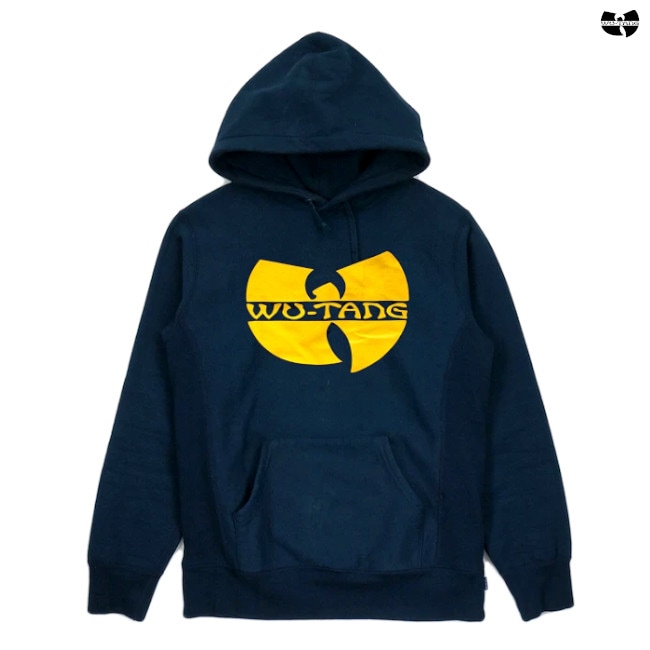 Wu-Tang Clan / ウータン・クラン - LOGO プルオーバーパーカー (ネイビー)