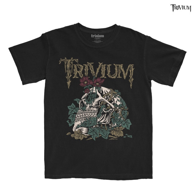 Trivium / トリヴィアム - SKELLY FLOWER Tシャツ (ブラック)