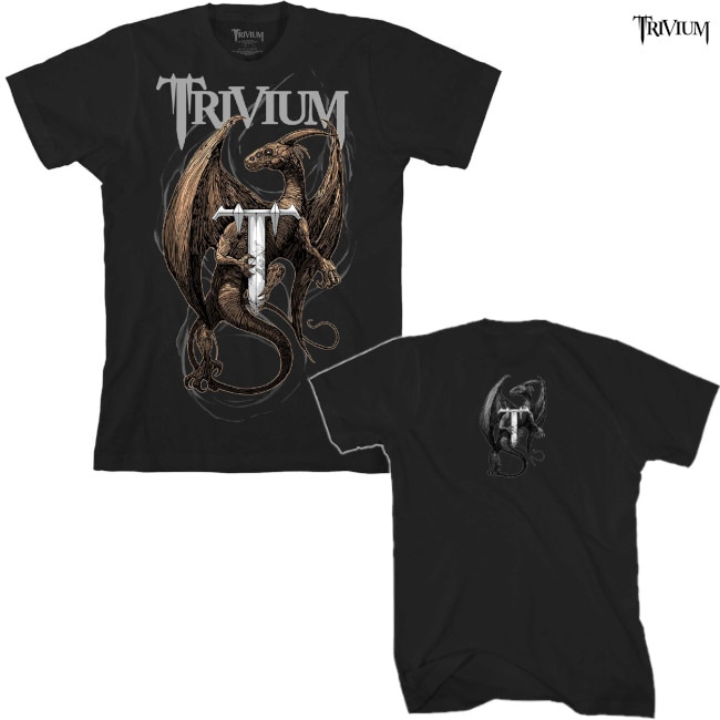 Trivium / トリヴィアム - PERCHED DRAGON Tシャツ (ブラック)
