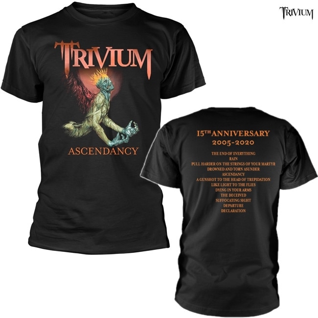 Trivium / トリヴィアム - ASCENDANCY 15 Tシャツ (ブラック)