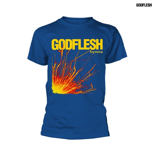 Godflesh / ゴッドフレッシュ - HYMNS Tシャツ(ブルー)
