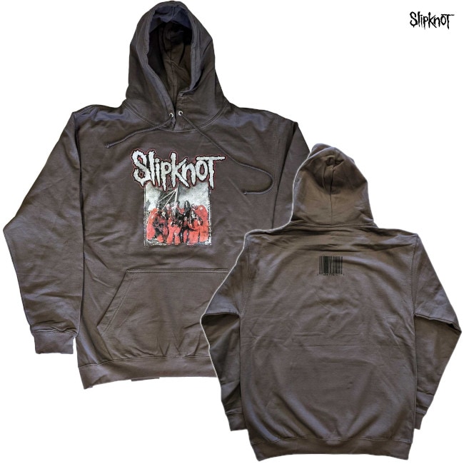 Slipknot バーコードデザイン パーカー Slipknot バーコードデザイン パーカー