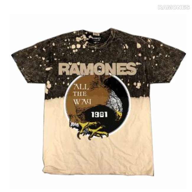 Ramones / ラモーンズ - ALL THE WAY Tシャツ (タイダイ) | Tシャツ 